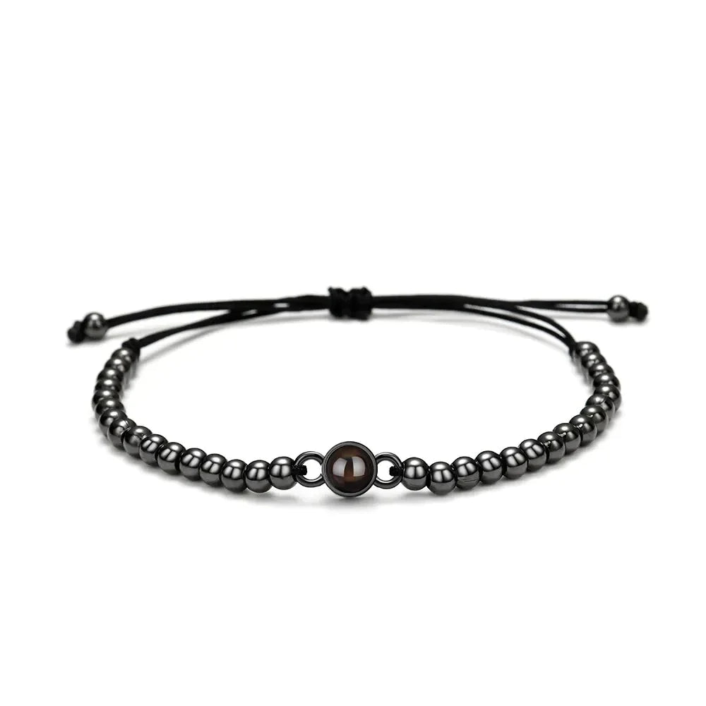 צמיד כדורים עם תמונה מוצפנת