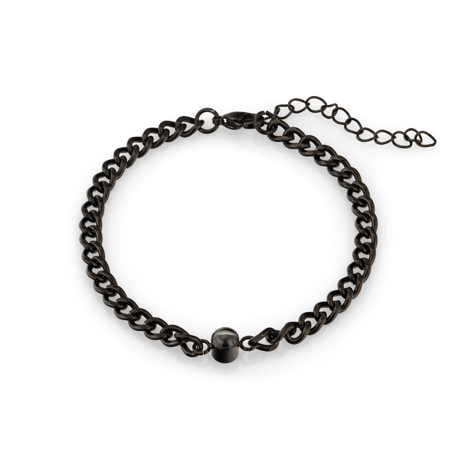 צמיד לגבר עם תמונה מוצפנת