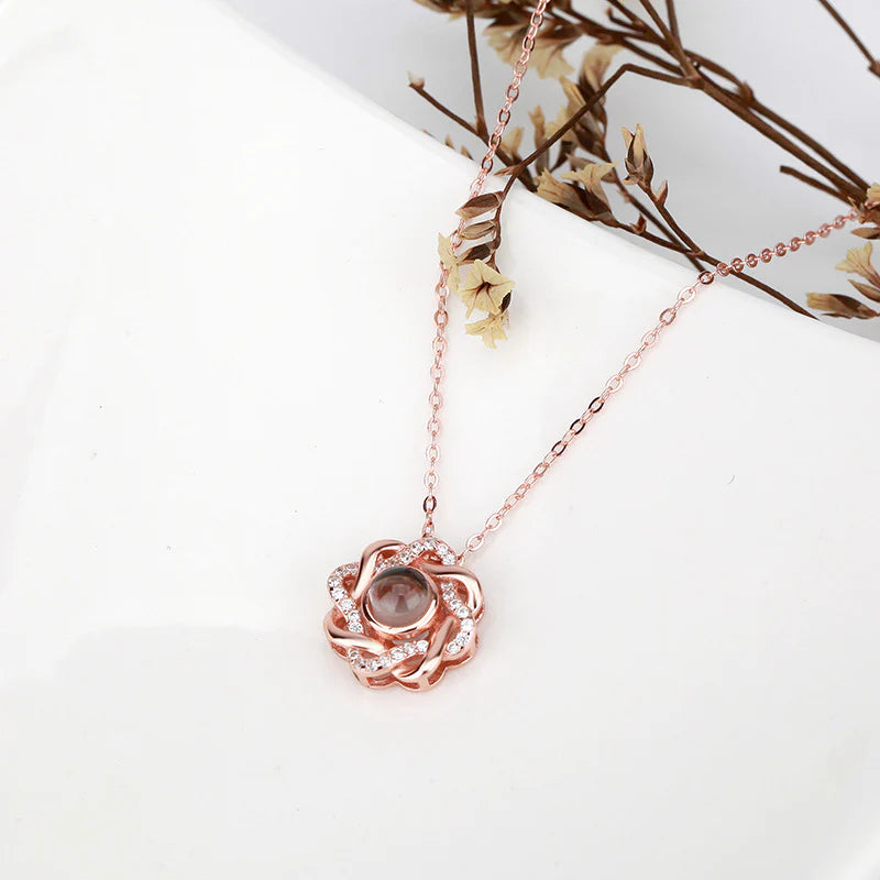 שרשרת עדן עם תמונה מוצפנת - Myone Jewelry