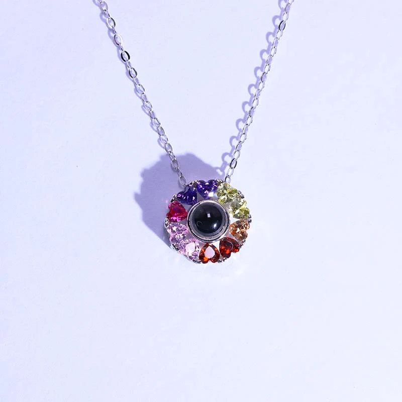 שרשרת לילך עם תמונה מוצפנת - Myone Jewelry