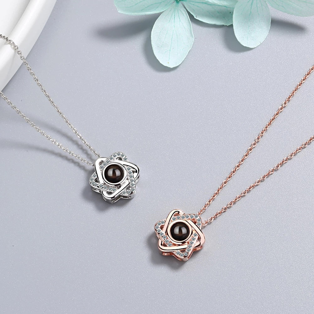 שרשרת מגן דוד עם תמונה מוצפנת - Myone Jewelry