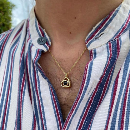 שרשרת לב אוהב עם תמונה מוצפנת