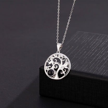 שרשרת עץ החיים עם תמונה מוצפנת - Myone Jewelry