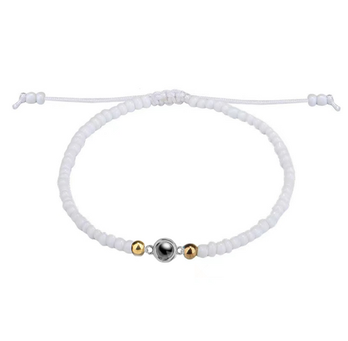 ⁨צמיד אבנים צבעוניות עם תמונה מוצפנת ⁩ - Myone Jewelry