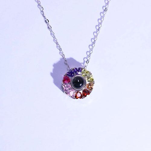 ⁨שרשרת לילך עם תמונה מוצפנת⁩ - Myone Jewelry