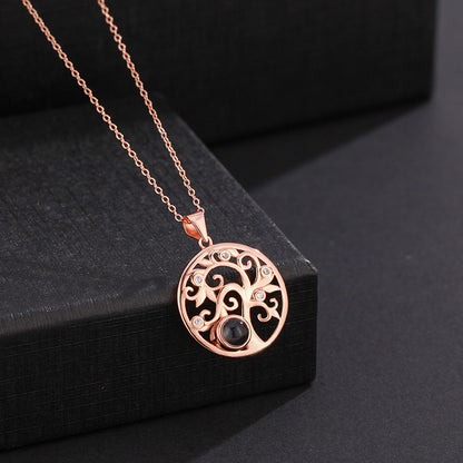 שרשרת עץ החיים עם תמונה מוצפנת - Myone Jewelry