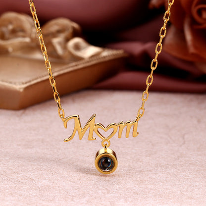 שרשרת לאמא עם תמונה מוצפנת - Myone Jewelry