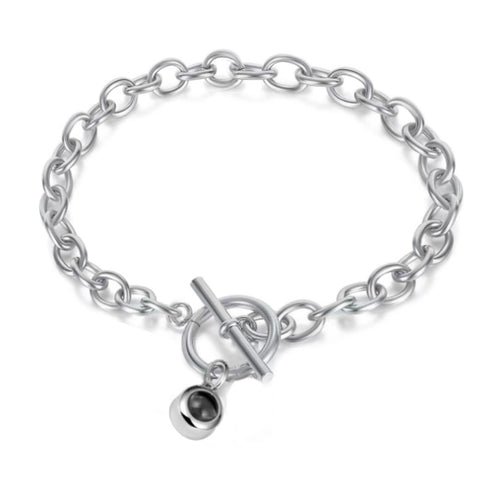 צמיד טיפני לולאות עם תמונה מוצפנת - Myone Jewelry