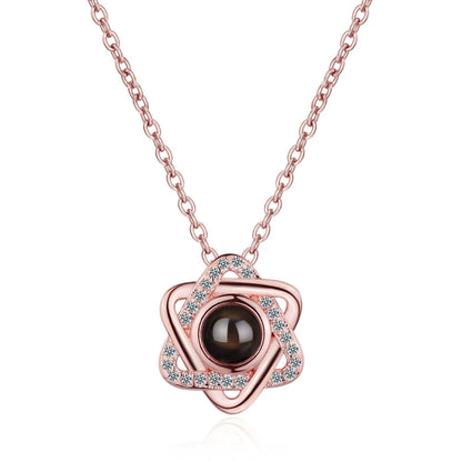 שרשרת מגן דוד עם תמונה מוצפנת - Myone Jewelry