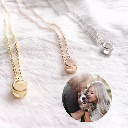 שרשרת פנינה עם תמונה מוצפנת - Myone Jewelry