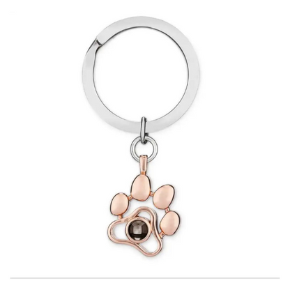 מחזיק מפתחות חיה עם תמונה מוצפנת - Myone Jewelry